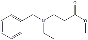 methyl 3-[benzyl(ethyl)amino]propanoate Struktur