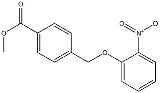 methyl 4-(2-nitrophenoxymethyl)benzoate Struktur