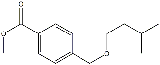 methyl 4-[(3-methylbutoxy)methyl]benzoate Struktur