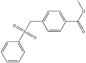 methyl 4-[(benzenesulfonyl)methyl]benzoate Struktur