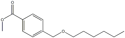 methyl 4-[(hexyloxy)methyl]benzoate Struktur