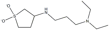 N'-(1,1-dioxidotetrahydrothien-3-yl)-N,N-diethylpropane-1,3-diamine Struktur