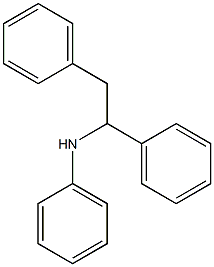 N-(1,2-diphenylethyl)aniline Struktur