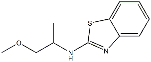 N-(1-methoxypropan-2-yl)-1,3-benzothiazol-2-amine Struktur