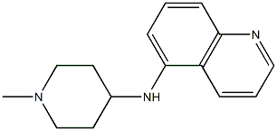 N-(1-methylpiperidin-4-yl)quinolin-5-amine Struktur