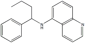 N-(1-phenylbutyl)quinolin-5-amine Struktur