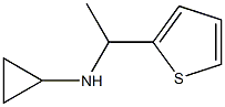 N-(1-thien-2-ylethyl)cyclopropanamine Struktur