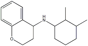 N-(2,3-dimethylcyclohexyl)-3,4-dihydro-2H-1-benzopyran-4-amine Struktur