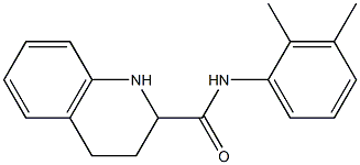 N-(2,3-dimethylphenyl)-1,2,3,4-tetrahydroquinoline-2-carboxamide Struktur