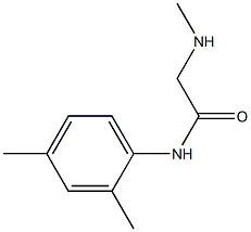 N-(2,4-dimethylphenyl)-2-(methylamino)acetamide Struktur