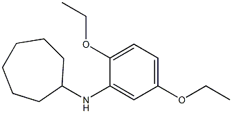 N-(2,5-diethoxyphenyl)cycloheptanamine Struktur