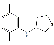 N-(2,5-difluorophenyl)thiolan-3-amine Struktur