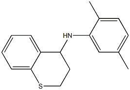 N-(2,5-dimethylphenyl)-3,4-dihydro-2H-1-benzothiopyran-4-amine Struktur