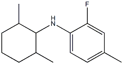 N-(2,6-dimethylcyclohexyl)-2-fluoro-4-methylaniline Struktur