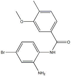 N-(2-amino-4-bromophenyl)-3-methoxy-4-methylbenzamide Struktur