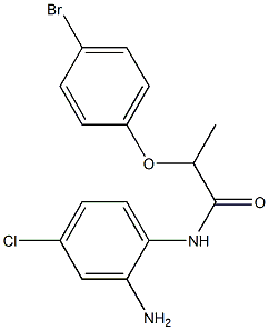 N-(2-amino-4-chlorophenyl)-2-(4-bromophenoxy)propanamide Struktur