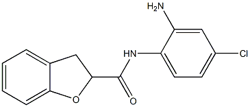 N-(2-amino-4-chlorophenyl)-2,3-dihydro-1-benzofuran-2-carboxamide Struktur