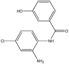 N-(2-amino-4-chlorophenyl)-3-hydroxybenzamide Struktur