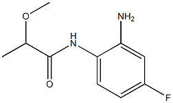 N-(2-amino-4-fluorophenyl)-2-methoxypropanamide Struktur