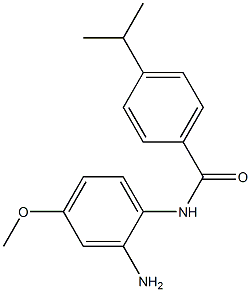 N-(2-amino-4-methoxyphenyl)-4-(propan-2-yl)benzamide Struktur