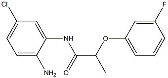 N-(2-amino-5-chlorophenyl)-2-(3-fluorophenoxy)propanamide Struktur