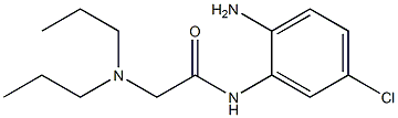 N-(2-amino-5-chlorophenyl)-2-(dipropylamino)acetamide Struktur