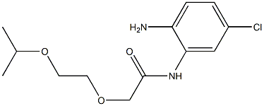 N-(2-amino-5-chlorophenyl)-2-[2-(propan-2-yloxy)ethoxy]acetamide Struktur