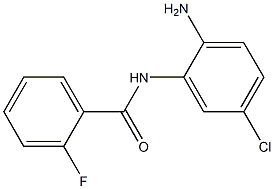 N-(2-amino-5-chlorophenyl)-2-fluorobenzamide Struktur