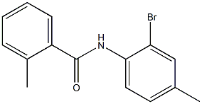 N-(2-bromo-4-methylphenyl)-2-methylbenzamide Struktur