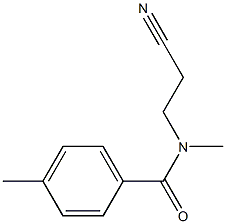 N-(2-cyanoethyl)-N,4-dimethylbenzamide Struktur