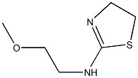 N-(2-methoxyethyl)-4,5-dihydro-1,3-thiazol-2-amine Struktur