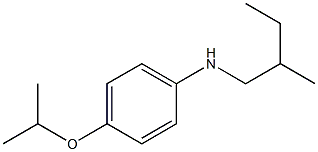 N-(2-methylbutyl)-4-(propan-2-yloxy)aniline Struktur