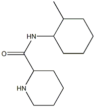 N-(2-methylcyclohexyl)piperidine-2-carboxamide Struktur