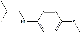 N-(2-methylpropyl)-4-(methylsulfanyl)aniline Struktur