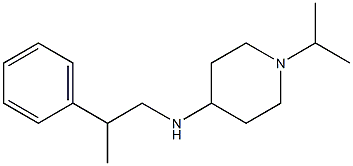 N-(2-phenylpropyl)-1-(propan-2-yl)piperidin-4-amine Struktur