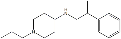 N-(2-phenylpropyl)-1-propylpiperidin-4-amine Struktur