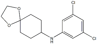 N-(3,5-dichlorophenyl)-1,4-dioxaspiro[4.5]decan-8-amine Struktur