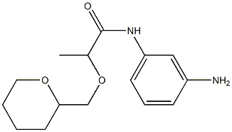 N-(3-aminophenyl)-2-(oxan-2-ylmethoxy)propanamide Struktur