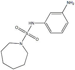 N-(3-aminophenyl)azepane-1-sulfonamide Struktur