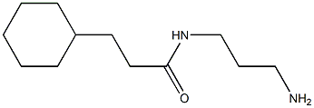 N-(3-aminopropyl)-3-cyclohexylpropanamide Struktur