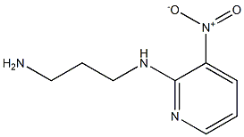 N-(3-aminopropyl)-N-(3-nitropyridin-2-yl)amine Struktur