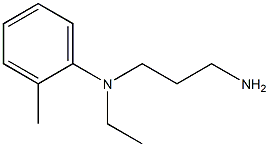 N-(3-aminopropyl)-N-ethyl-2-methylaniline Struktur