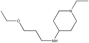 N-(3-ethoxypropyl)-1-ethylpiperidin-4-amine Struktur