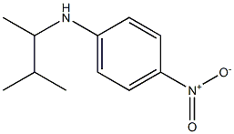 N-(3-methylbutan-2-yl)-4-nitroaniline Struktur