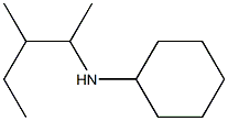 N-(3-methylpentan-2-yl)cyclohexanamine Struktur