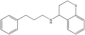 N-(3-phenylpropyl)-3,4-dihydro-2H-1-benzothiopyran-4-amine Struktur