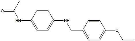 N-(4-{[(4-ethoxyphenyl)methyl]amino}phenyl)acetamide Struktur