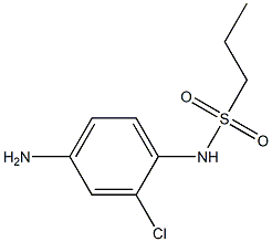 N-(4-amino-2-chlorophenyl)propane-1-sulfonamide Struktur