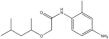 N-(4-amino-2-methylphenyl)-2-[(4-methylpentan-2-yl)oxy]acetamide Struktur