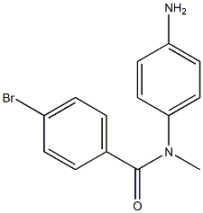 N-(4-aminophenyl)-4-bromo-N-methylbenzamide Struktur